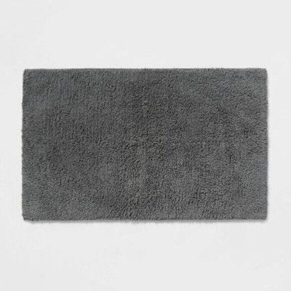 Threshold -  Cotton Tufted 60x22" Bath Rug Runner Spa Gray - Picture 1 of 4
